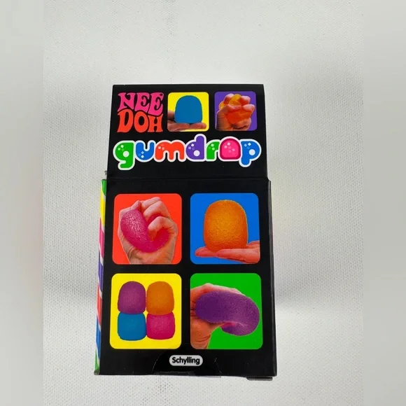 Nee Doh Gum Drop Squishy - Purple Needoh Gumdrop Viral TikTok Stress Relief Toy - Picture 2 of 3
